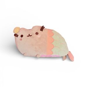 Pusheen Ice Cream Cone Plush Toy in Pastel Hues